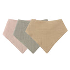 Lot de 3 Bavoirs en Mousseline Mini Miami